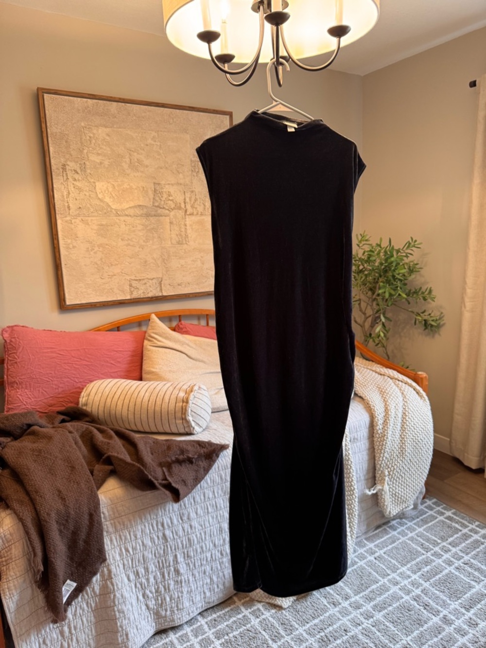 a new day Black Sleeveless Maxi Dress - Sleek Evening Maxi